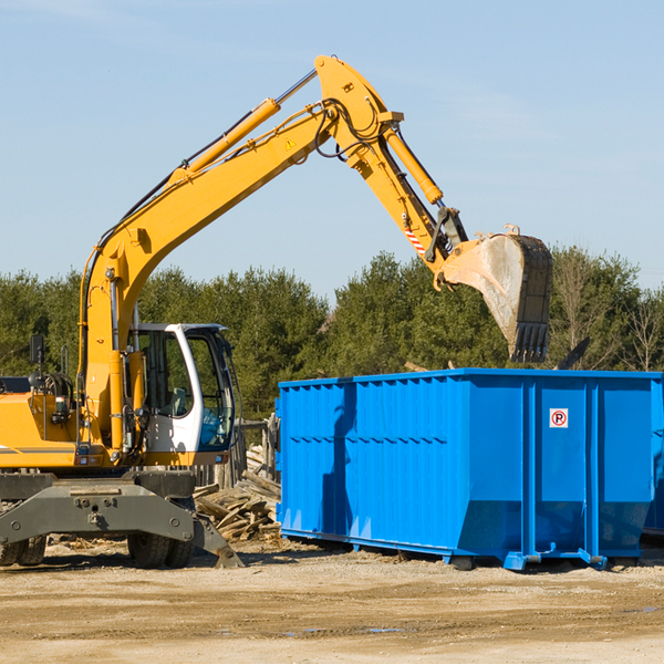 how does a residential dumpster rental service work in Cameron